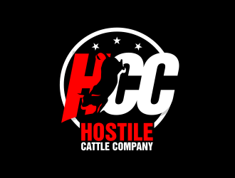 Hostile Cattle Company logo design by ekitessar