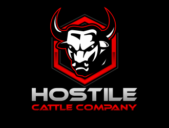 Hostile Cattle Company logo design by prologo