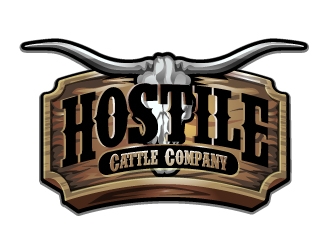 Hostile Cattle Company logo design by aRBy