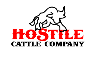 Hostile Cattle Company logo design by Day2DayDesigns