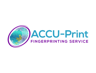 ACCU-Print Fingerprinting Service logo design by cintoko