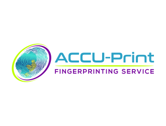 ACCU-Print Fingerprinting Service logo design by cintoko