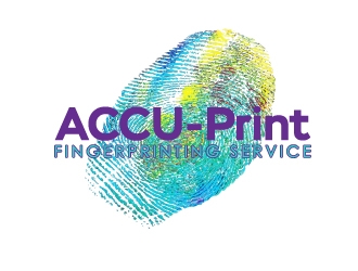 ACCU-Print Fingerprinting Service logo design by Marianne