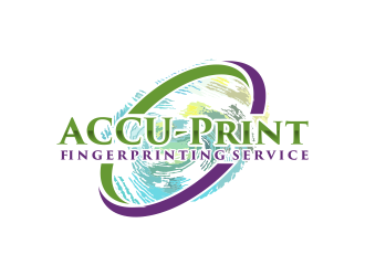 ACCU-Print Fingerprinting Service logo design by imagine