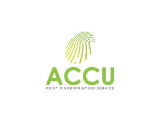 ACCU-Print Fingerprinting Service logo design by BTmont