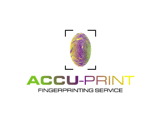ACCU-Print Fingerprinting Service logo design by torresace
