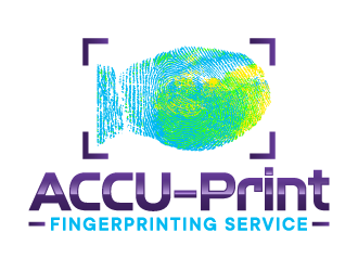 ACCU-Print Fingerprinting Service logo design by ORPiXELSTUDIOS