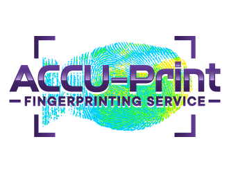 ACCU-Print Fingerprinting Service logo design by ORPiXELSTUDIOS