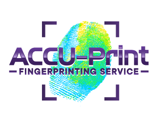 ACCU-Print Fingerprinting Service logo design by ORPiXELSTUDIOS