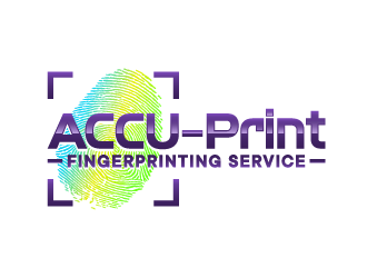 ACCU-Print Fingerprinting Service logo design by ORPiXELSTUDIOS