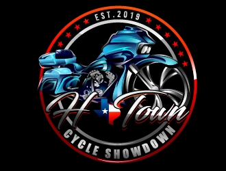 H-Town Cycle Showdown logo design by Suvendu