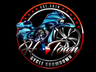 H-Town Cycle Showdown logo design by Suvendu