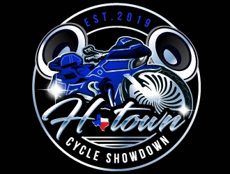 H-Town Cycle Showdown logo design by nexgen