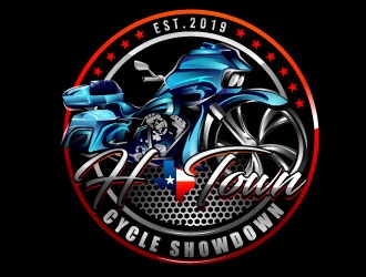 H-Town Cycle Showdown logo design by Suvendu