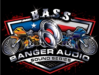Banger Audio Sound Series logo design by REDCROW