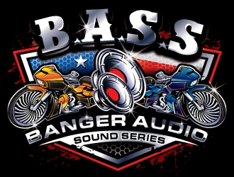 Banger Audio Sound Series logo design by REDCROW