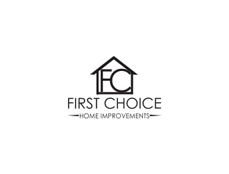 First Choice Home Improvements logo design by Greenlight