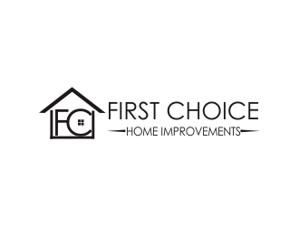 First Choice Home Improvements logo design by Greenlight