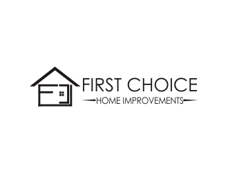 First Choice Home Improvements logo design by Greenlight