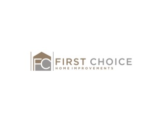 First Choice Home Improvements logo design by bricton