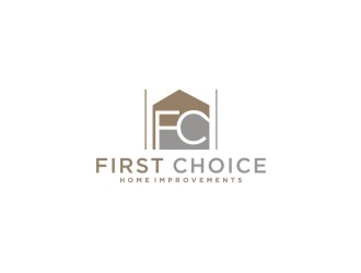First Choice Home Improvements logo design by bricton