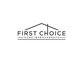 First Choice Home Improvements logo design by bricton
