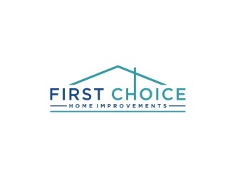 First Choice Home Improvements logo design by bricton