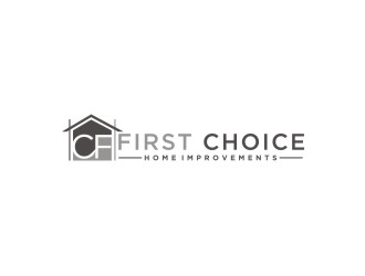 First Choice Home Improvements logo design by bricton