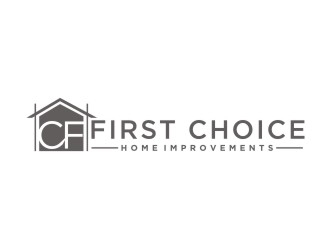 First Choice Home Improvements logo design by bricton