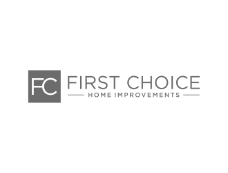 First Choice Home Improvements logo design by ammad