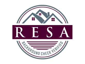 RESA Background Check Verified  logo design by cintoko