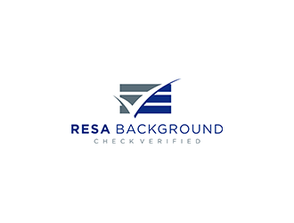 RESA Background Check Verified  logo design by blackcane