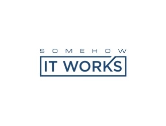 Somehow It Works logo design by bricton