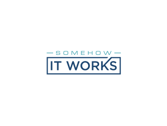 Somehow It Works logo design by bricton
