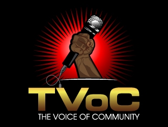 The Voice of Community (TVoC) logo design by desynergy