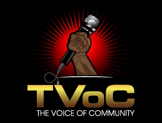The Voice of Community (TVoC) logo design by desynergy