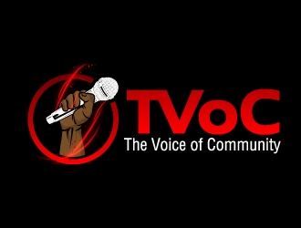 The Voice of Community (TVoC) logo design by jaize
