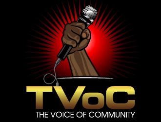 The Voice of Community (TVoC) logo design by desynergy