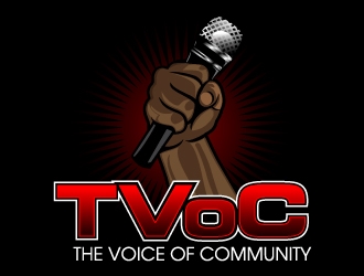 The Voice of Community (TVoC) logo design by desynergy