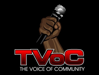 The Voice of Community (TVoC) logo design by desynergy