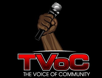 The Voice of Community (TVoC) logo design by desynergy