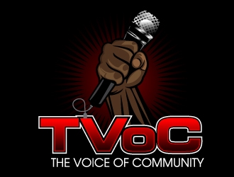 The Voice of Community (TVoC) logo design by desynergy