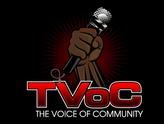 The Voice of Community (TVoC) logo design by desynergy