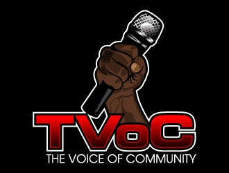 The Voice of Community (TVoC) logo design by desynergy