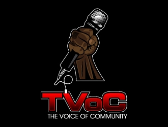 The Voice of Community (TVoC) logo design by desynergy