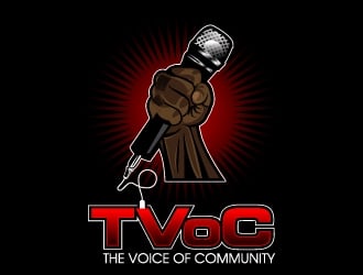 The Voice of Community (TVoC) logo design by desynergy