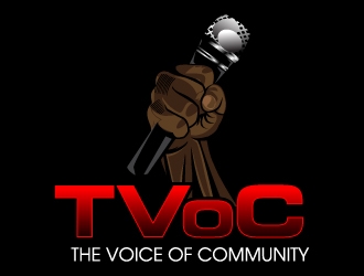 The Voice of Community (TVoC) logo design by desynergy
