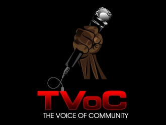 The Voice of Community (TVoC) logo design by desynergy