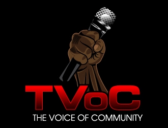 The Voice of Community (TVoC) logo design by desynergy