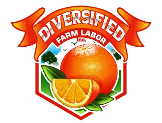 Diversified Farm Labor Inc. logo design by Aelius